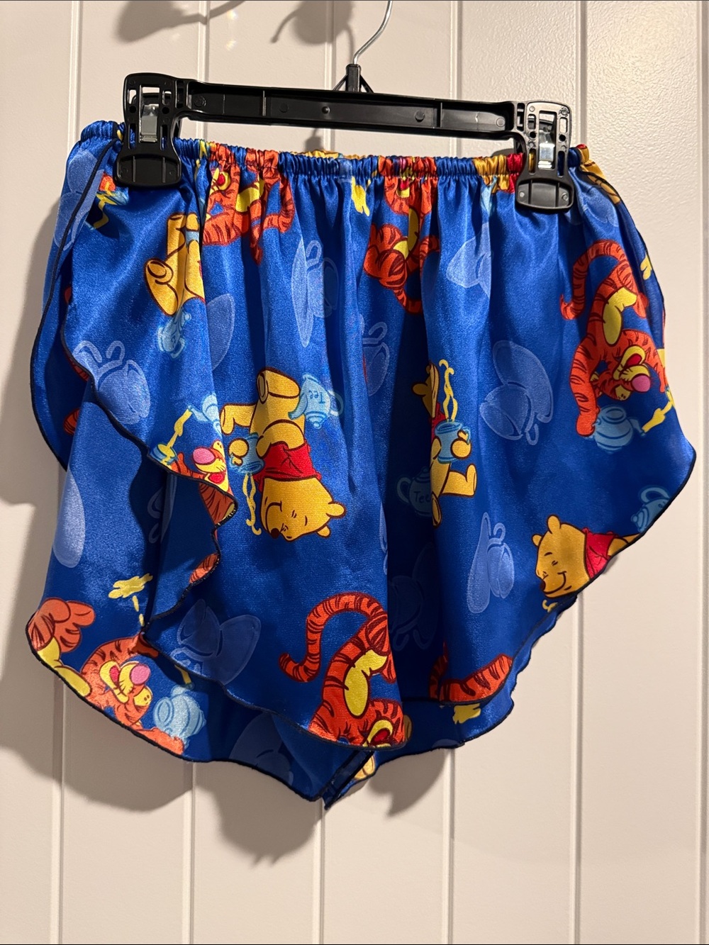 Blue Winnie the Pooh & Tigger Satin Lounge Set - Picture 7 of 8